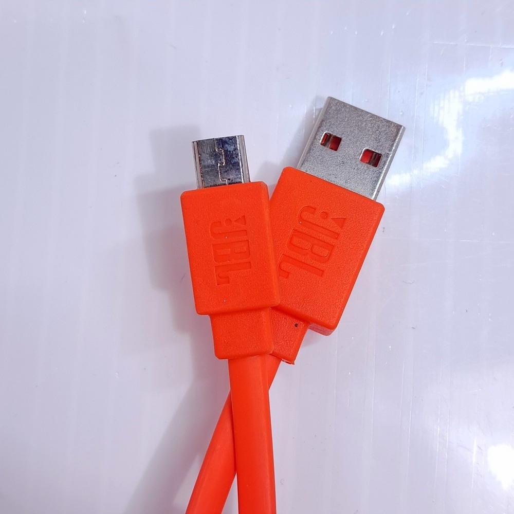 JBL charging cable adapter orange USB to micro USB replacement part